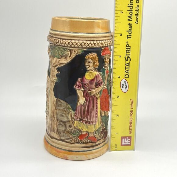 Vintage Napcoware Lusterware German Beer Stein Mug Cup 1960s Japan 7” Ceramic - Picture 12 of 14